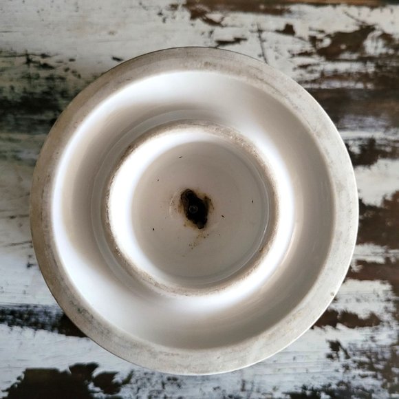 Antique Old Paris Reticulated Porcelain Compote, Pedestal Basket w Butterflies - Picture 8 of 10